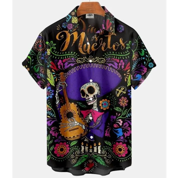 Bonnet En Tricot Léger Avec Motif Tête De Mort Mexicaine - Unisexe - Polyester/élasthanne - Pour Sport, Voyage, Quotidien